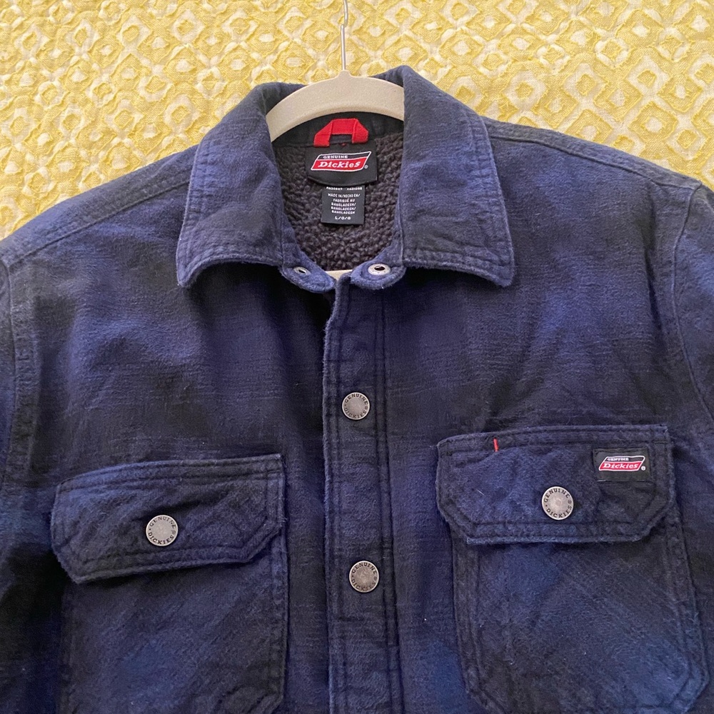 Dickies Blue and Black Plaid Jacket - Picture 4 of 6